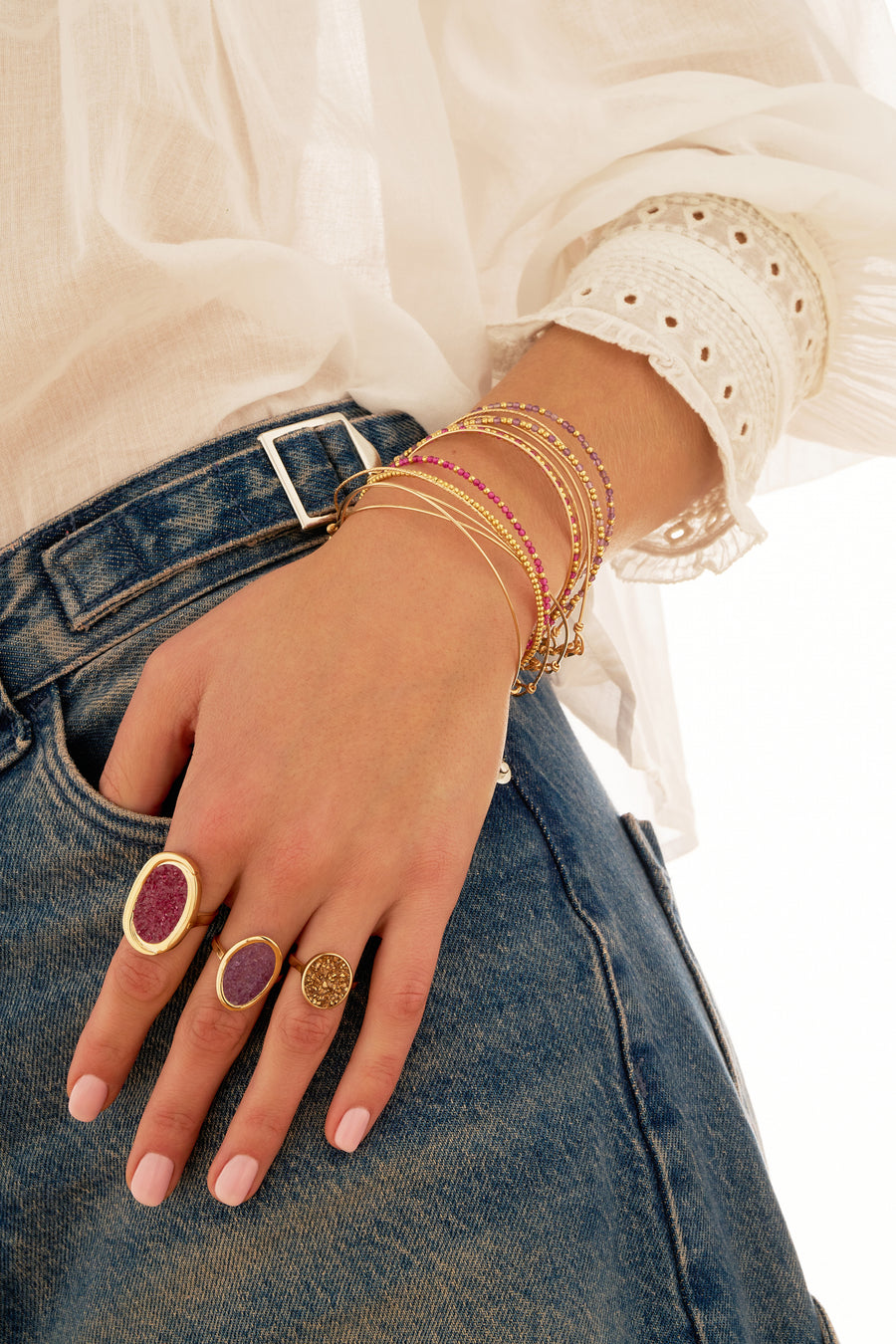 Jonc Bague Gold Filled Jonc Luzia Goldfilled – Leo Sedim